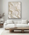 Textured Wave Serenity | Ivory Flow