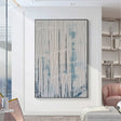 Textured Linear Flow | Blue Whisper