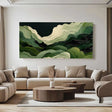Layered Wave Harmony | Emerald Flow