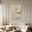 Textured Wavy Layers | Beige Fusion