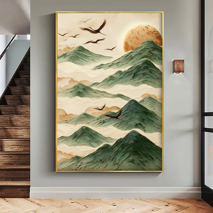 Serene Mountain Flight | Golden Sun