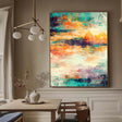 Abstract Horizon Glow | Coastal Hues