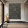 Textured Charcoal Depth | Gray Layers