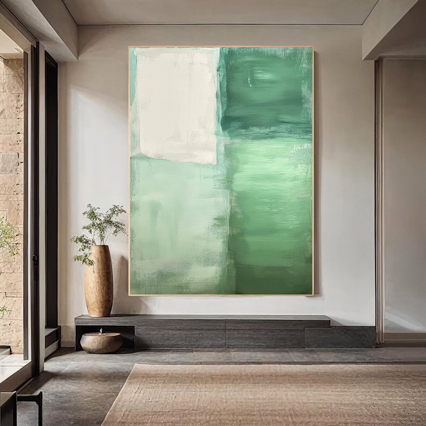 Textured Green Tranquility | Sage Tones