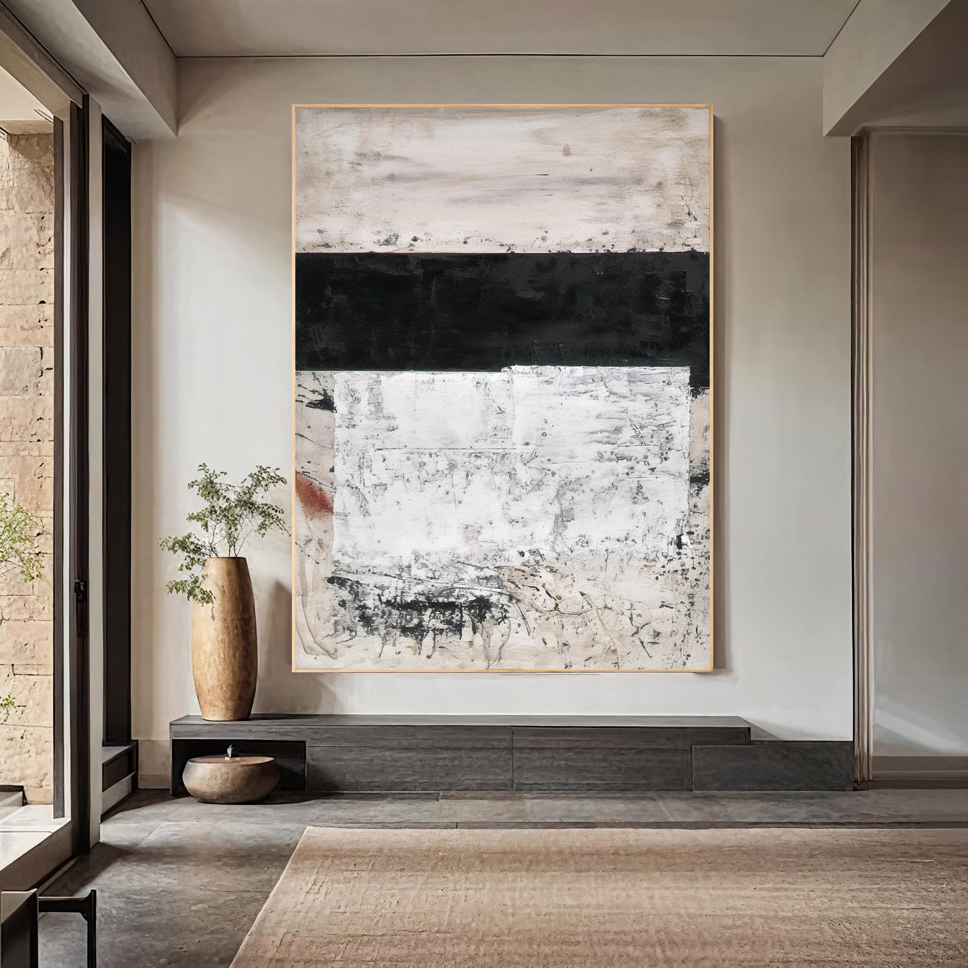 Textured Neutral Artistry | Slate Hues