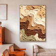 Textured Earthy Swirls | Neutral Flow