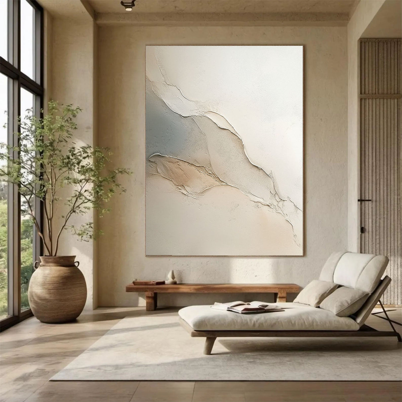 Textured Neutral Rhythm | Earthy Flow