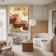 Textured Earthy Swirls | Neutral Flow