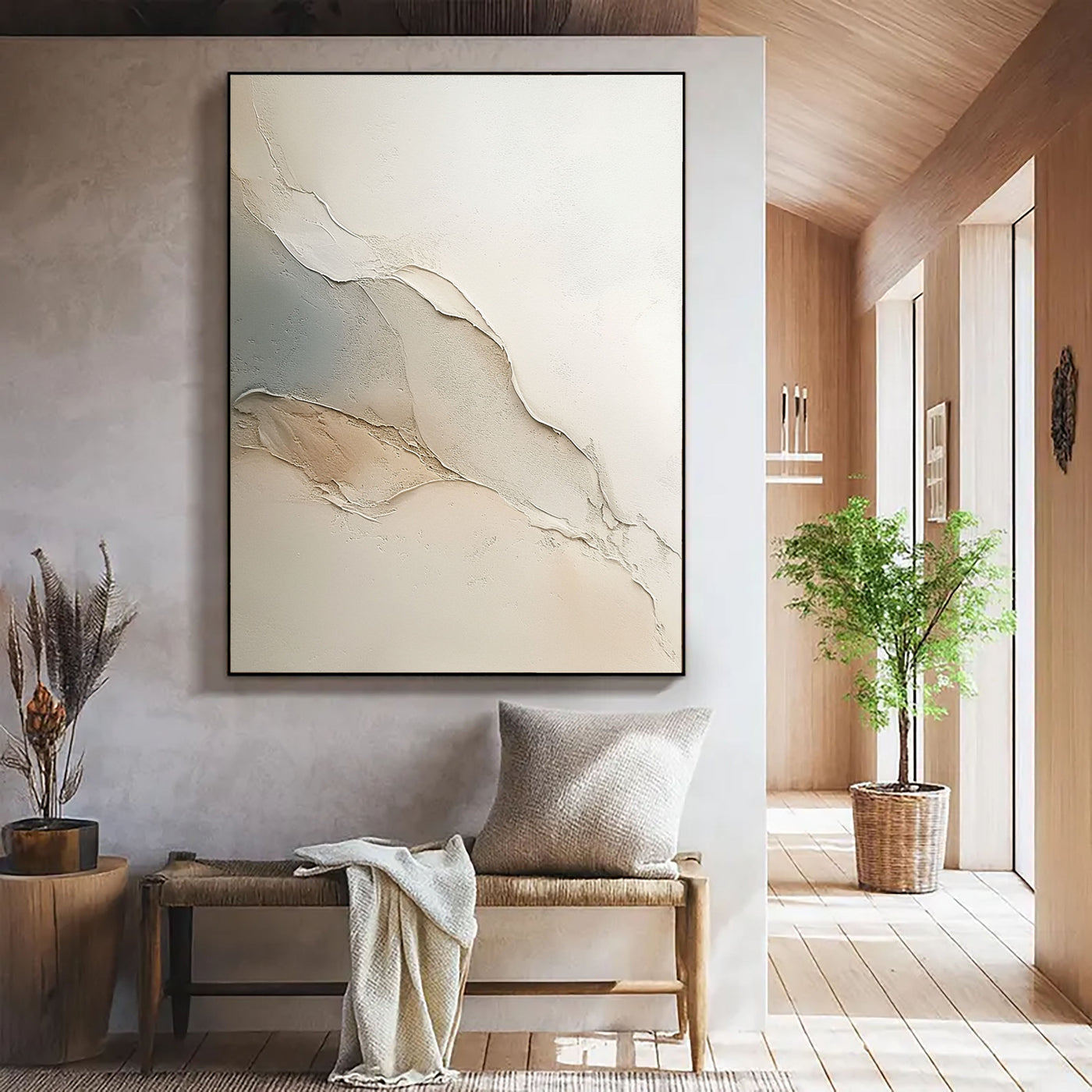 Textured Neutral Rhythm | Earthy Flow