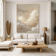 Textured Cloudscapes | Ivory Taupe