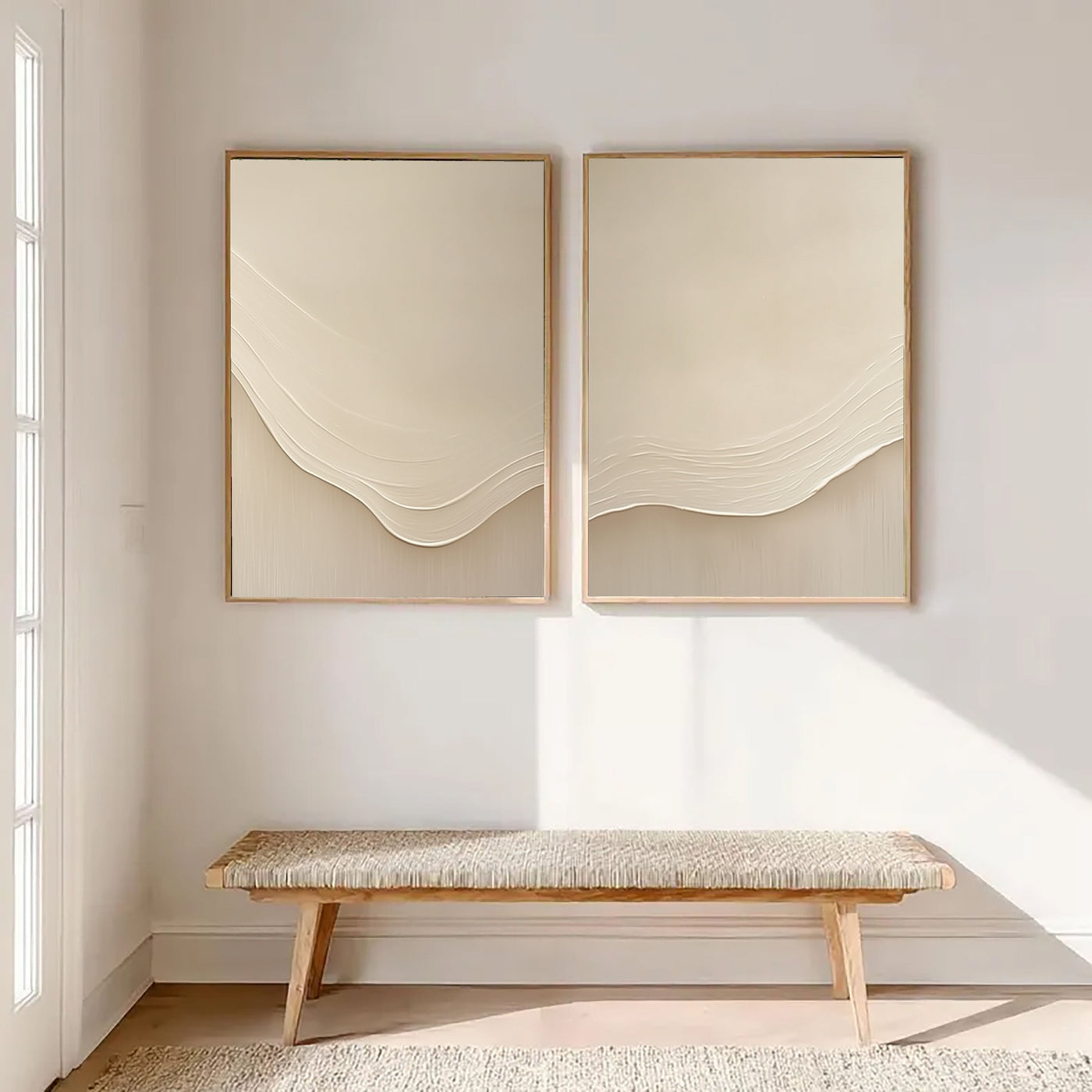 Minimalist Sand Dune | Beige Flow