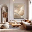 Textured Cloudscapes | Ivory Taupe
