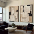 Earthy Geometric Forms | Neutral Tones
