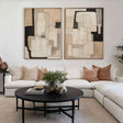 Earthy Geometric Forms | Neutral Tones