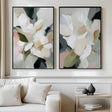 Textured Abstract Blooms | Soft Hues