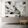 Textured Abstract Blooms | Soft Hues