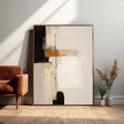 Textured Geometric Elegance | Neutral Blend