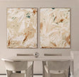 Earthy Brushstroke Harmony | Neutral Tones