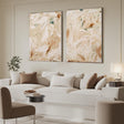 Earthy Brushstroke Harmony | Neutral Tones