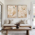 Earthy Brushstroke Harmony | Neutral Tones