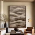 Textured Wavy Serenity | Neutral Swells