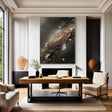 Textured Metallic Veins | Noir Gold