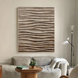 Textured Wavy Serenity | Neutral Swells
