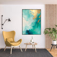 Gilded Teal Dreams | Ocean Glow
