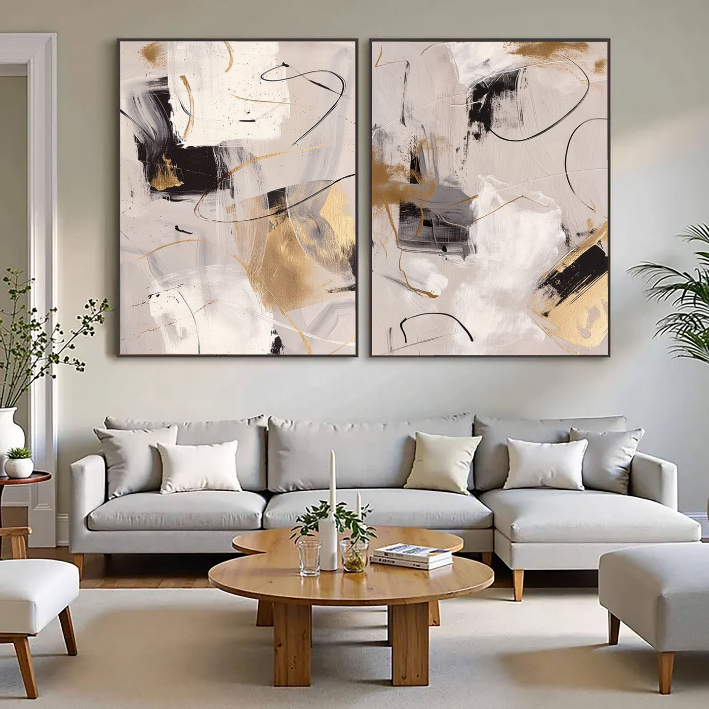 Gilded Abstract Expression | Modern Luxe