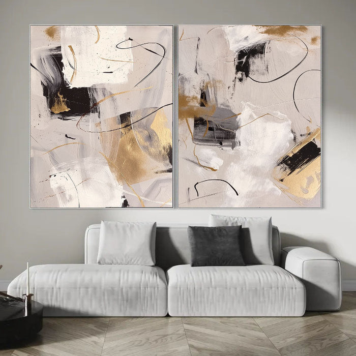 Gilded Abstract Expression | Modern Luxe