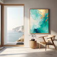 Gilded Teal Dreams | Ocean Glow