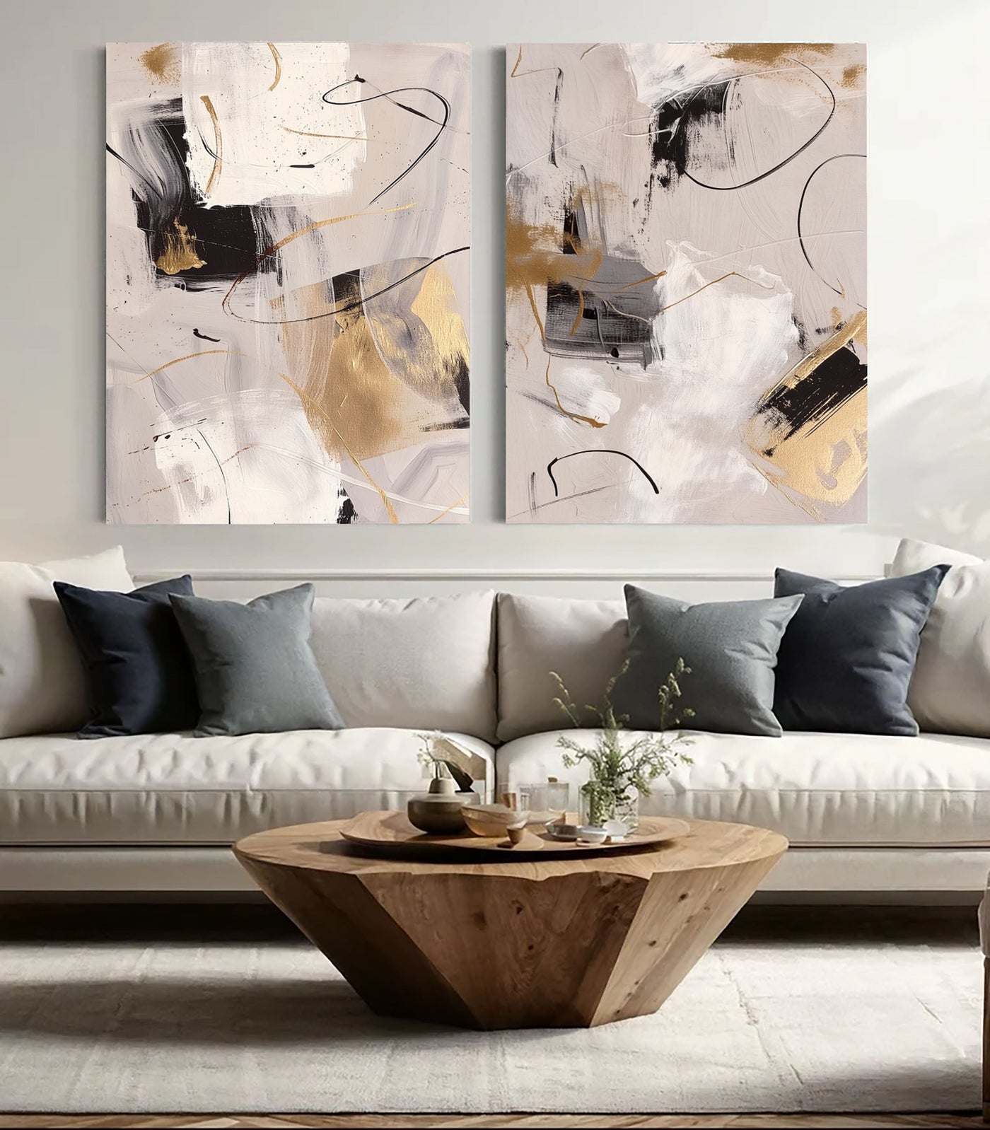 Gilded Abstract Expression | Modern Luxe