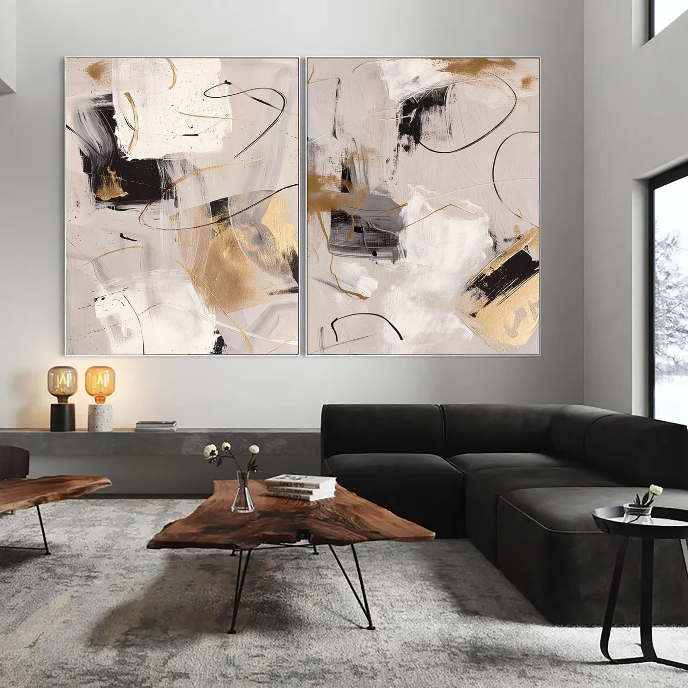 Gilded Abstract Expression | Modern Luxe