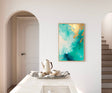 Gilded Teal Dreams | Ocean Glow