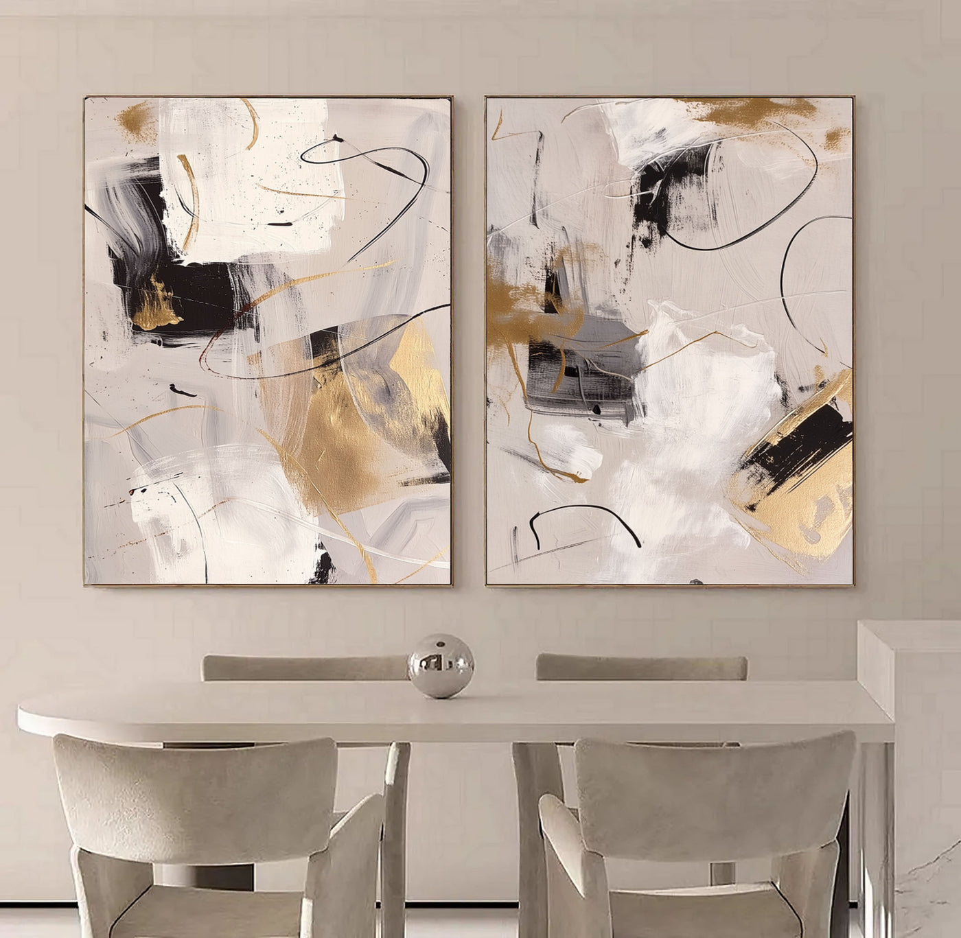 Gilded Abstract Expression | Modern Luxe