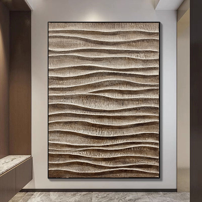 Textured Wavy Serenity | Neutral Swells