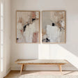 Cracked Earth Tones | Abstract Duality