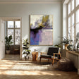 Textured Purple Vitality | Lilac Hues