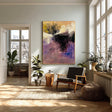 Textured Violet Dynamism | Plum Hues