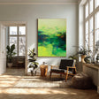 Textured Verdigris Opulence | Green Citrine