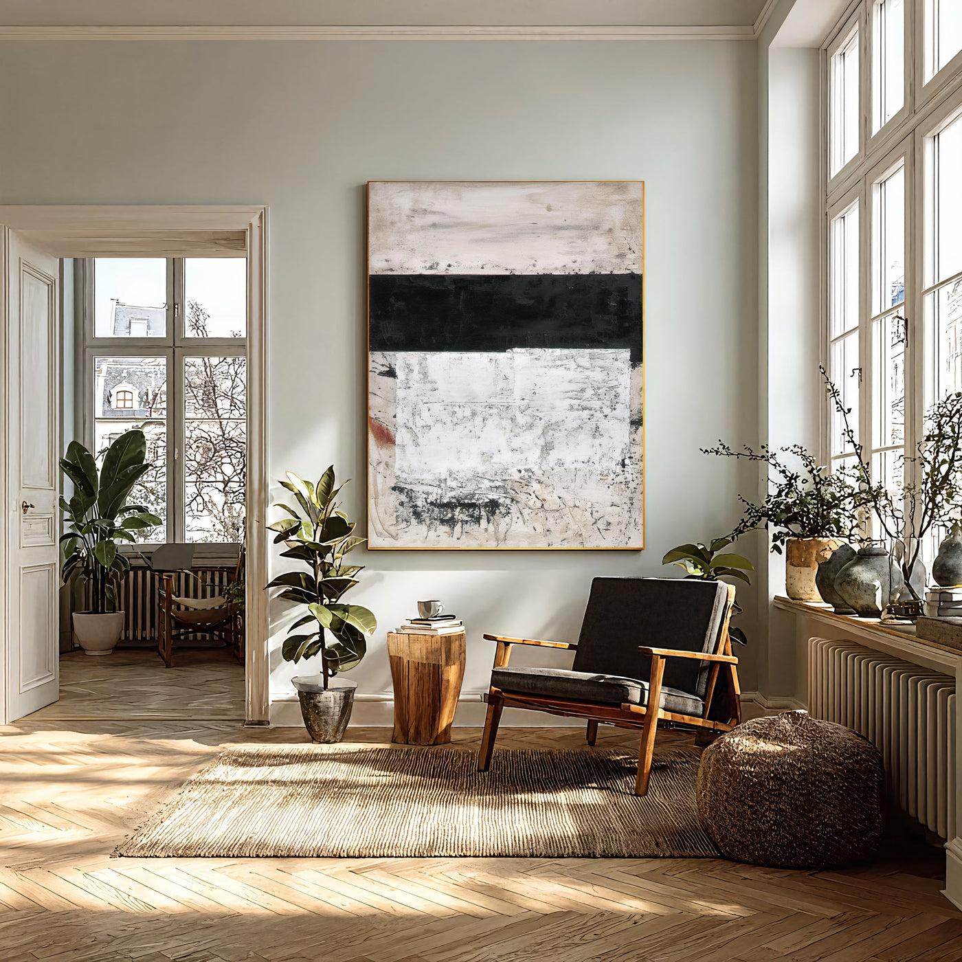 Textured Neutral Artistry | Slate Hues