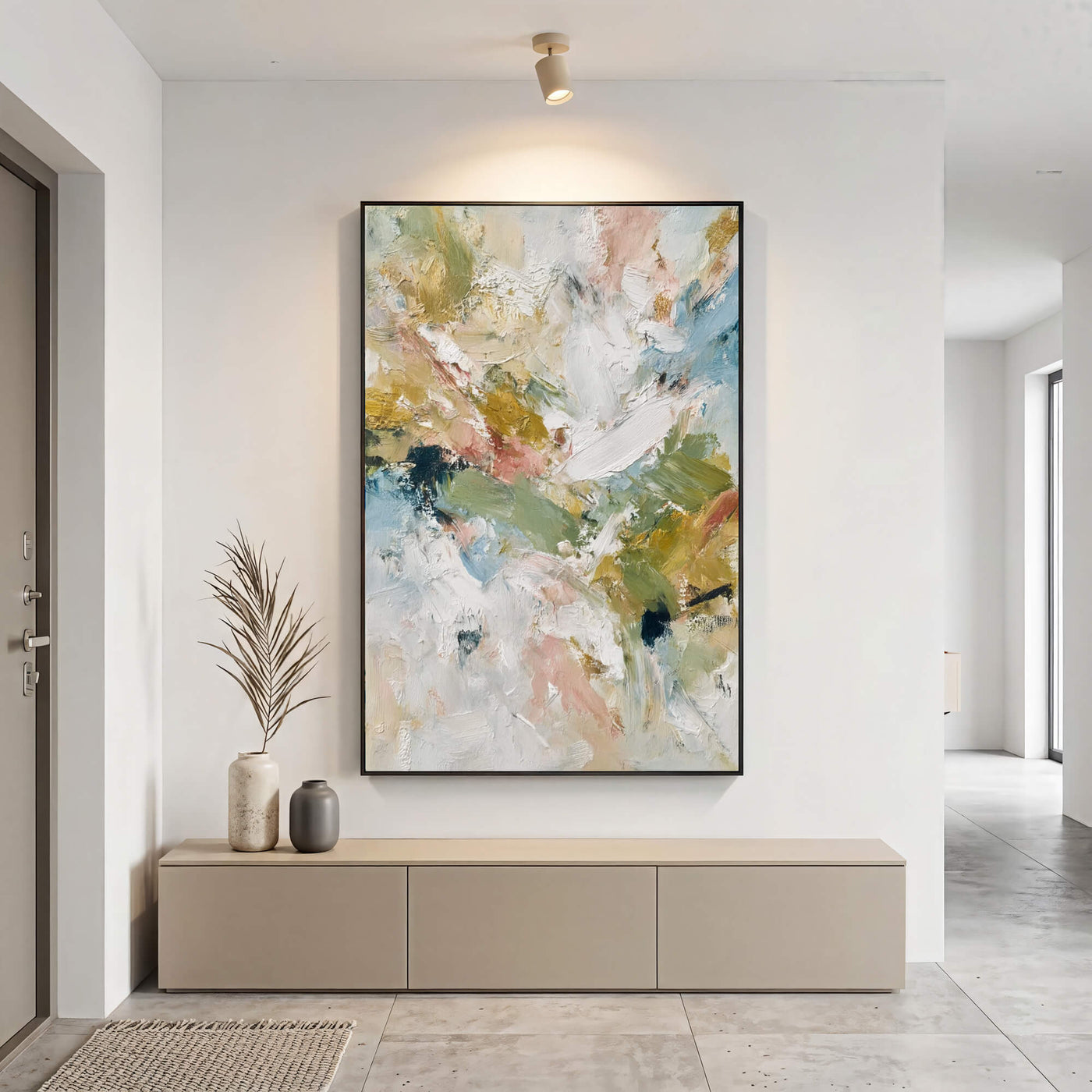 Impasto Neutral Bloom | Soft Hues