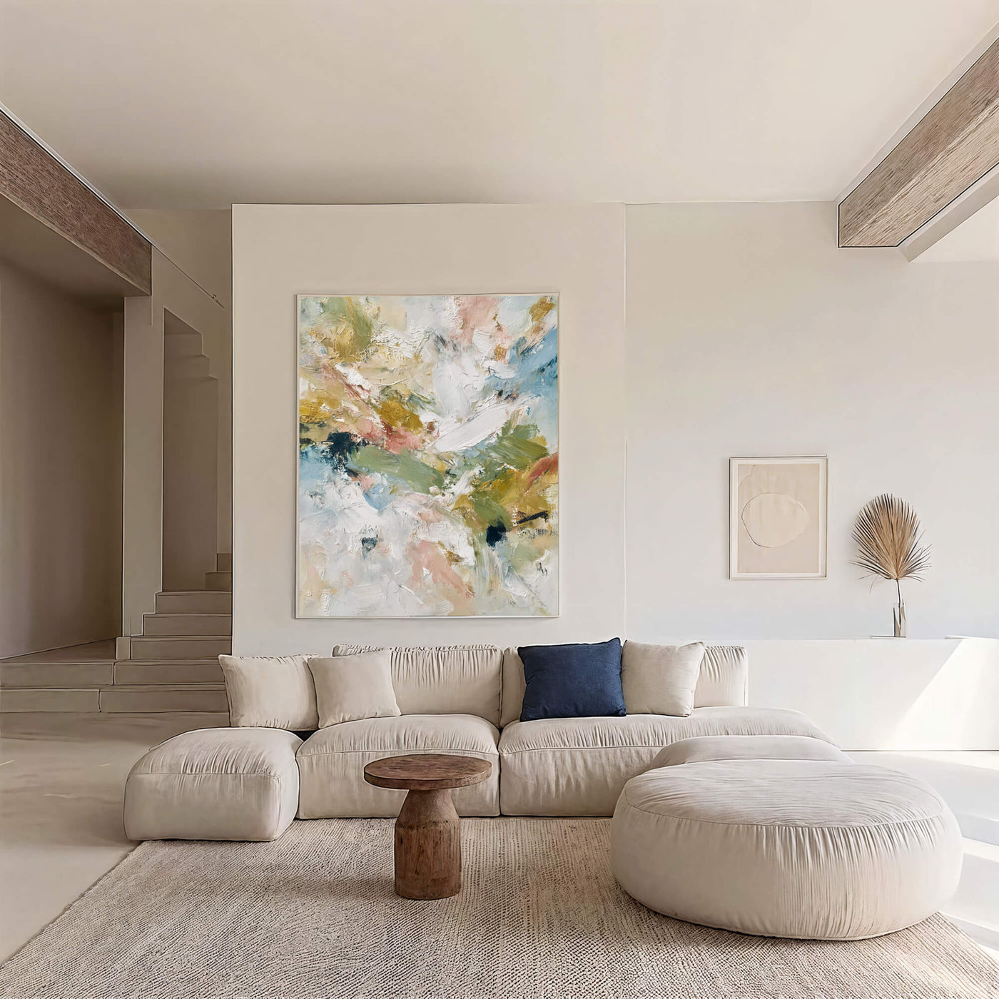 Impasto Neutral Bloom | Soft Hues