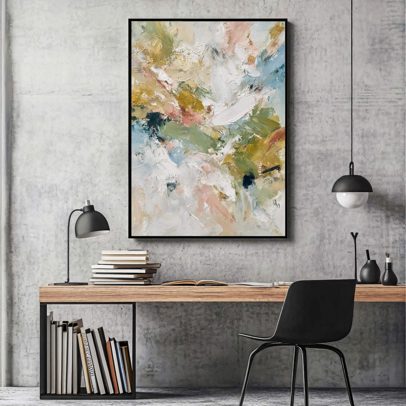 Impasto Neutral Bloom | Soft Hues