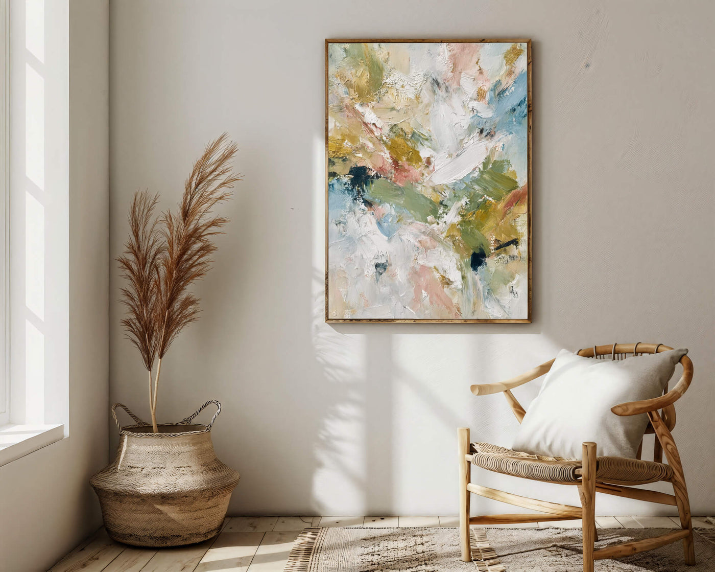 Impasto Neutral Bloom | Soft Hues