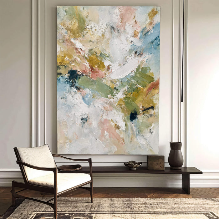 Impasto Neutral Bloom | Soft Hues
