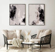 Bold Brushstroke Drama | Black White