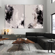Bold Brushstroke Drama | Black White