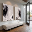Bold Brushstroke Drama | Black White
