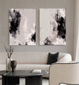 Bold Brushstroke Drama | Black White